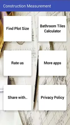 Plot Size and Bathroom Tiles android App screenshot 2